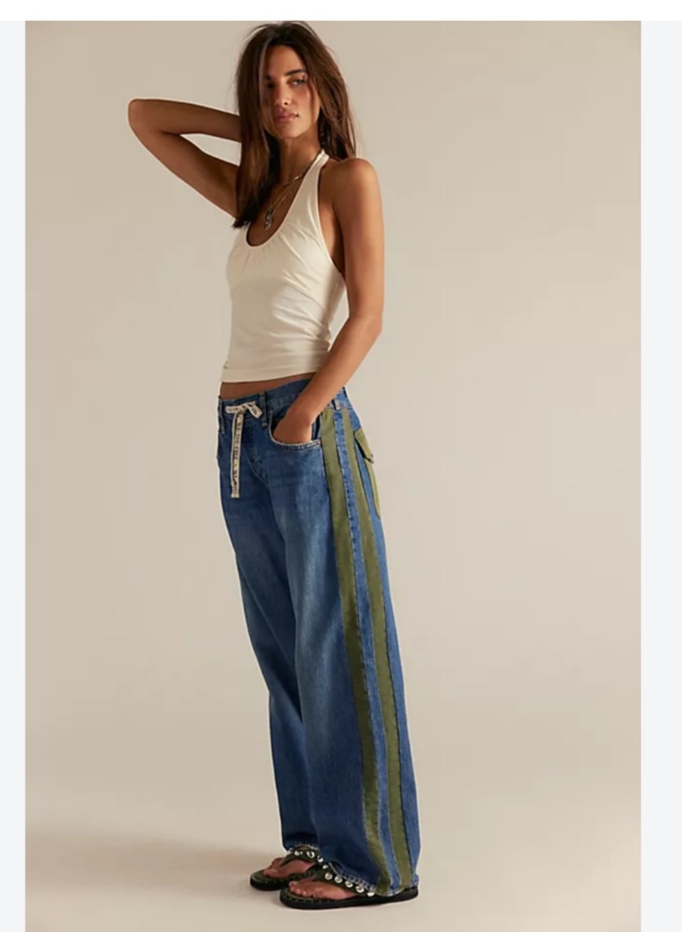 New free people slouchy boyfriend jeans